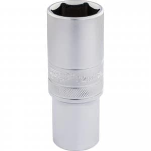 Image of Draper 1/2" Drive Satin Finish Deep Hexagon Socket Metric 1/2" 22mm