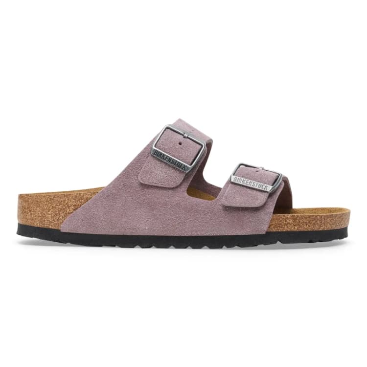 Image of Birkenstock Sandals Birkenstock Arizona Suede Leather Violet Unisex 41 Etroit