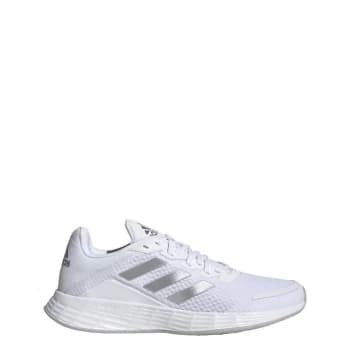 Image of adidas Duramo SL Shoes Womens - Cloud White / Matte Silver / G