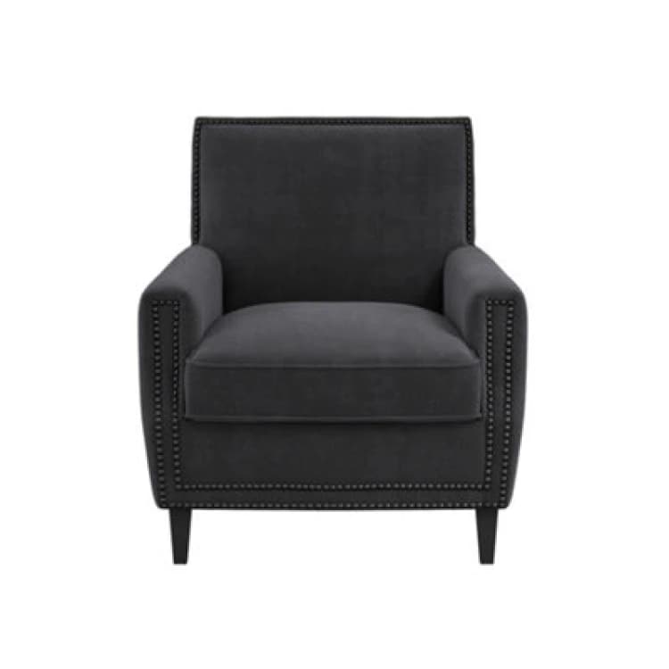 Image of LPD Atticus Grey Linen Armchair