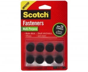 Image of Scotch Reclosable Fasteners Black Dots 24 Sets