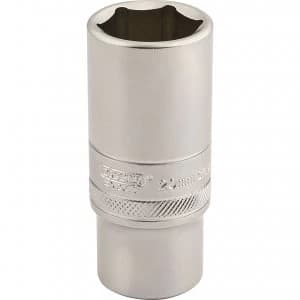 Image of Draper 3/8" Drive Satin Finish Deep Hexagon Socket Metric 3/8" 20mm