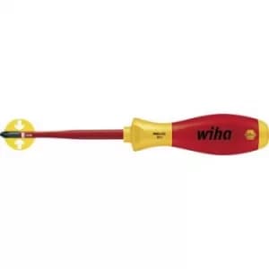 Image of Wiha 3241 SF SLIM-LINE 35395 VDE Pillips screwdriver PZ 1 Blade length: 80 mm DIN ISO 8764