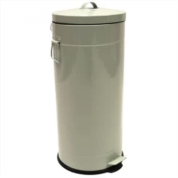 Image of Charles Bentley Retro 30L Pedal Bin - Green