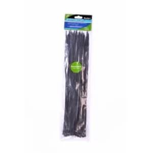 Image of 50 Piece 3.6MM X 350MM Black Cable Ties
