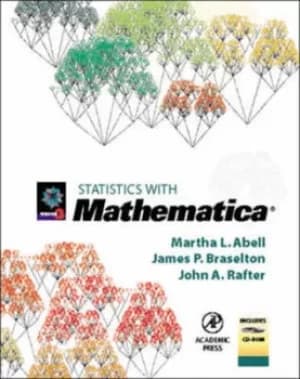 Image of Statistics with Mathematica by Martha L Abell