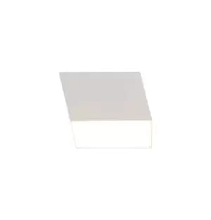 Image of Spotlight 9cm Square 1 x 10W LED, 3000K, 700lm, Sand White