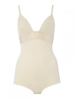 Image of Maidenform Endlessly smooth plunge bodybriefer Nude