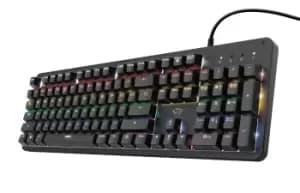 Image of Trust GXT 863 Mazz keyboard USB QWERTY German Black