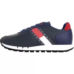 Image of Tommy Jeans Leather Runner - Blue
