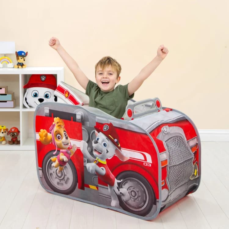 Image of Paw Patrol Fire Engine Pop Up Play Tent Multi unisex One Size