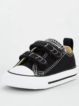 Image of Converse Chuck Taylor All Star Ox 2V Infant Trainer - Black