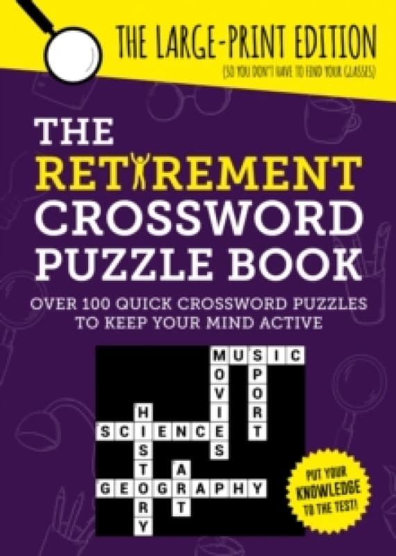 Image of Boxer Gifts The Retirement Crossword Puzzle Book Multi unisex