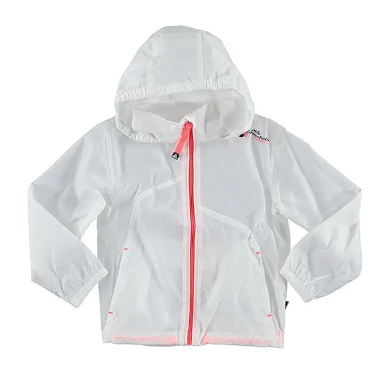 Image of Girls' windbreaker Peak Mountain Blanc Female 4 ans