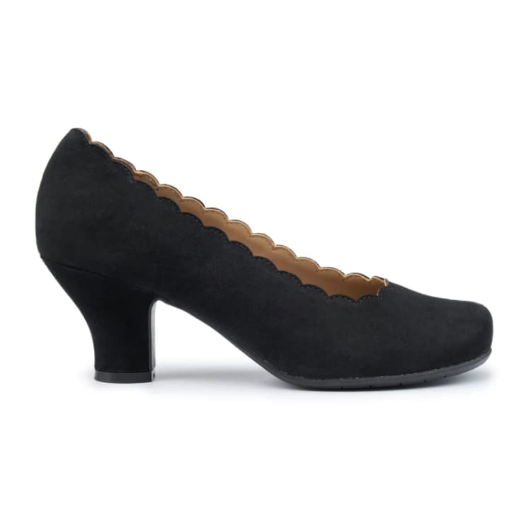 Image of Hotter Womens 'Jive' Court Shoes in Black Size: 5.5 Black Female 5.5