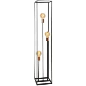 Image of Lucide ARTHUR - Floor Lamp - 3xE27 - Black