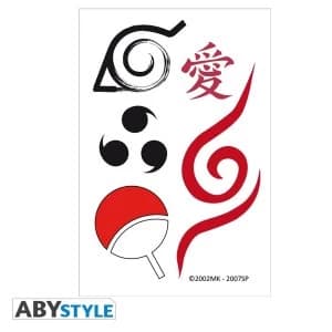 Image of Naruto Shippuden Tattoos (15 x 10cm)