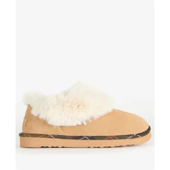 Image of Barbour Nancy Slippers - Tan Suede