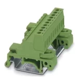 Image of Phoenix Contact Umstbhk 2,5/10-G Tb, Pluggable, Din Rail, 10Pos, 12Awg