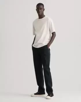 Image of GANT Men Allister Regular Fit Twill Chinos (38-32) Black