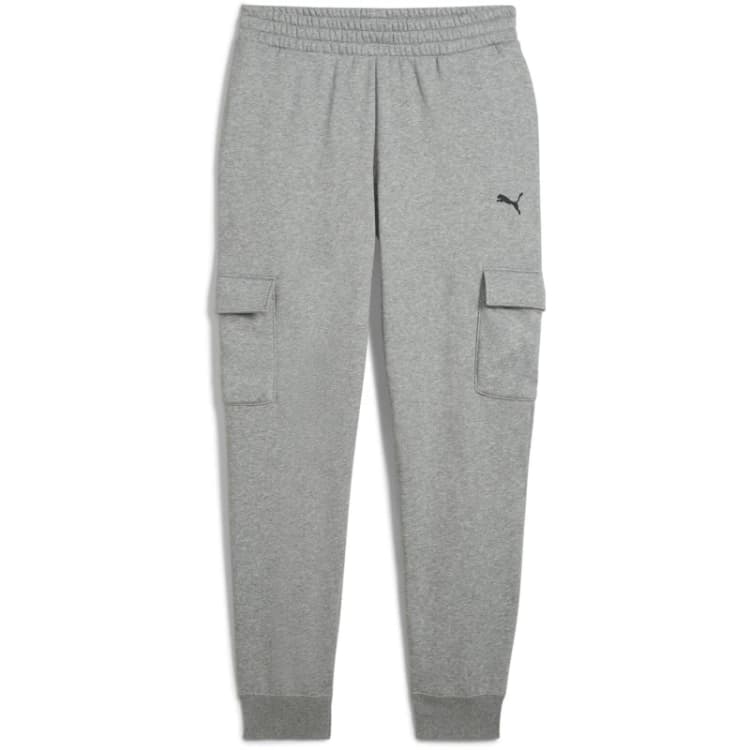 Image of Puma Small Logo Fleece Cargo Pants Grey male S