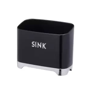Image of Lovello Black Kitchen Sink Caddy Black