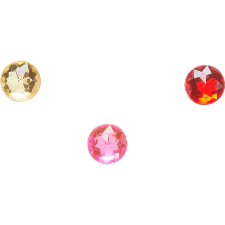 Image of Crocs Jibbitz Crocs Sparkly Circle (x3) Dore Unisex TU