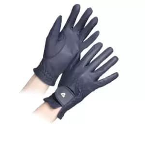Image of Aubrion Ladies Leather Riding Gloves - Brown