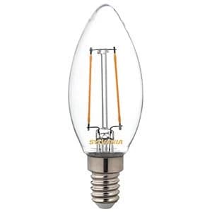Image of Sylvania LED Non Dimmable Filament E14 Candle Light Bulb - 2.5W