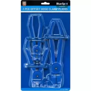 Image of 3 Piece Offset Flexible Hose Clamp Pliers