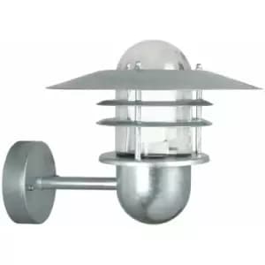 Image of Nordlux Agger Outdoor Wall Lantern Galvanized, E27, IP54