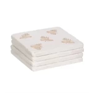 Image of Bee Imprint Coasters Set of 4
