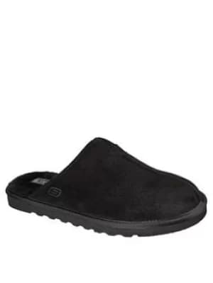 Image of Skechers Renten Open Back Slipper, Black, Size 11, Men