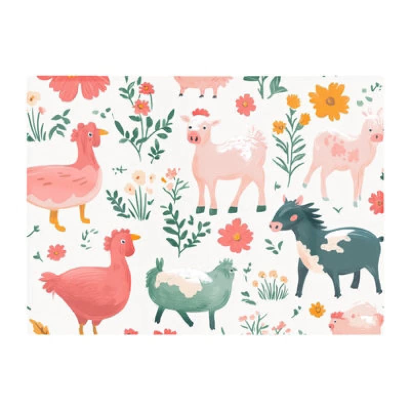 Image of Warren Reed Designer Fun On The Farmyard Chopping Board
