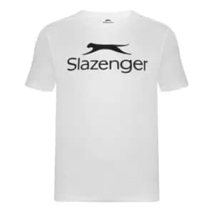 Image of Slazenger Large Logo Tee Mens - White
