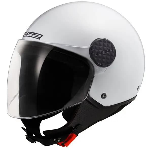 Image of LS2 OF558 Sphere Lux II Solid Gloss White Jet Helmet Size 2XL