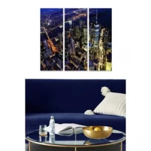 Image of MDF2699520 Multicolor Decorative MDF Painting (3 Pieces)