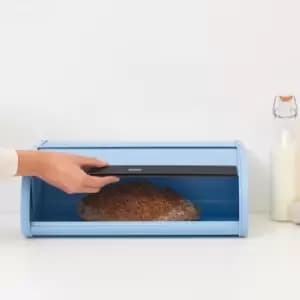 Image of Brabantia Dreamy Blue Roll Top Bread Bin Blue