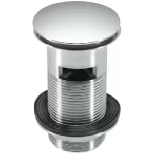 Image of Mcalpine - 1 1/4'' cp Brass Slotted Clicker Basin Waste - n/a