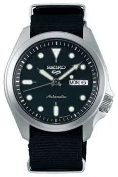 Image of Seiko 5 Sport Automatic Black Fabric Strap SRPE67K1 Watch