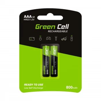 Image of GR08 - Rechargeable battery - AAA - Nickel-Metal Hydride (NiMH) - 1.2 V - 2 pc(s) - 800 mAh