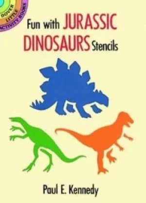 Image of Fun with Jurassic Dinosaurs Stencils by Paul E. Kennedy