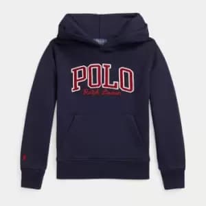 Image of Polo Ralph Lauren Boys' Logo Detail Cotton-Blend Jersey Hoodie - 3 Years