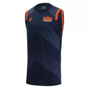 Image of Macron Edinburgh Rugby Singlet Mens - Blue