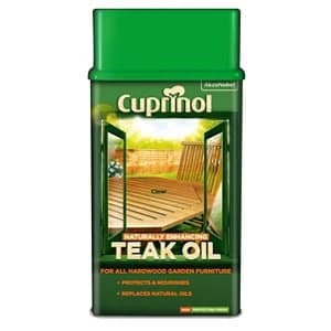 Image of Cuprinol Naturally enhancing Clear Teak Wood oil 1L