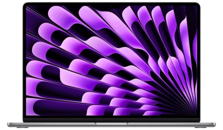 Image of Apple 15" MacBook Air, M3, 8 Core GPU, 512GB, 2024 - Space Grey
