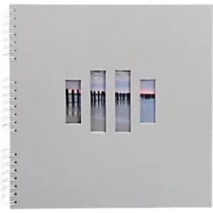 Image of Exacompta Traditional Photo Albums ZEN, 32x32cm, Pearl Grey, Pack of 1