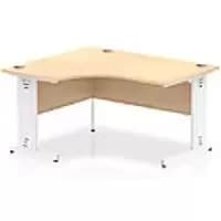 Image of dynamic Left-hand Desk Impulse ICDLW14WMPE Maple 1400 mm x 25mm x 730 mm