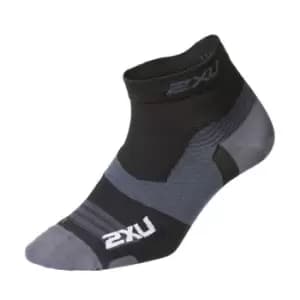 Image of 2XU Vectr Ultralight quarter Crew Sock - Black