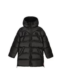Image of Hunter Original Padded Coat - Black, Size S, Women